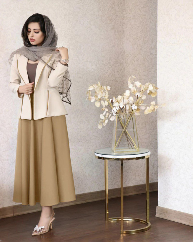 خرید اینترنتی کت دامن اسرا کد ۳۵۲۵