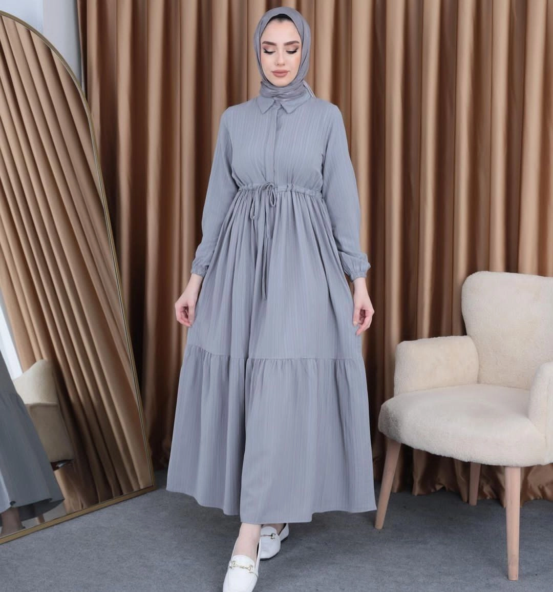 خرید اینترنتی پیراهن زنانه ترگل کد 99452