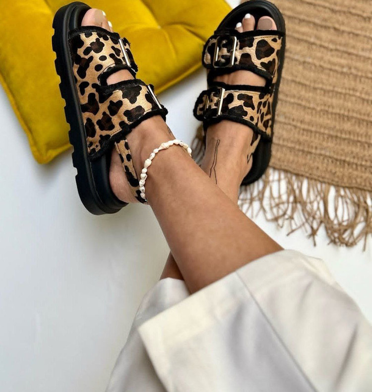 خرید صندل طبی پلنگی ZARA کد ۳۵۵۳