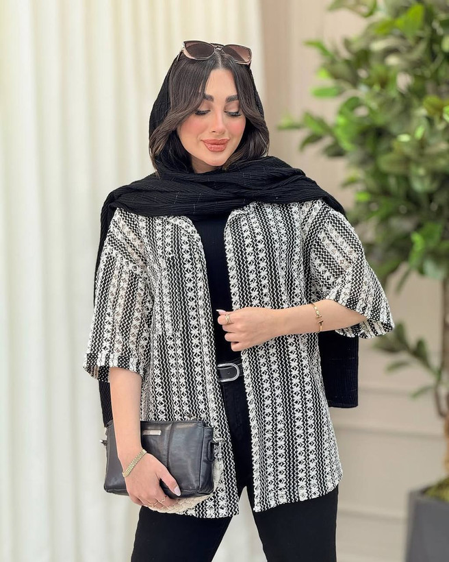 مشاهده قیمت و خرید شومیز قلاب بافی کد 4976