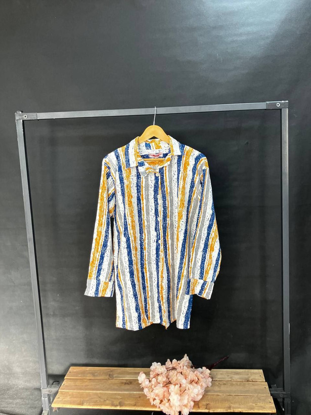 خرید اینترنتی شومیز آبرنگی ستاره کد ۳۵۹۲