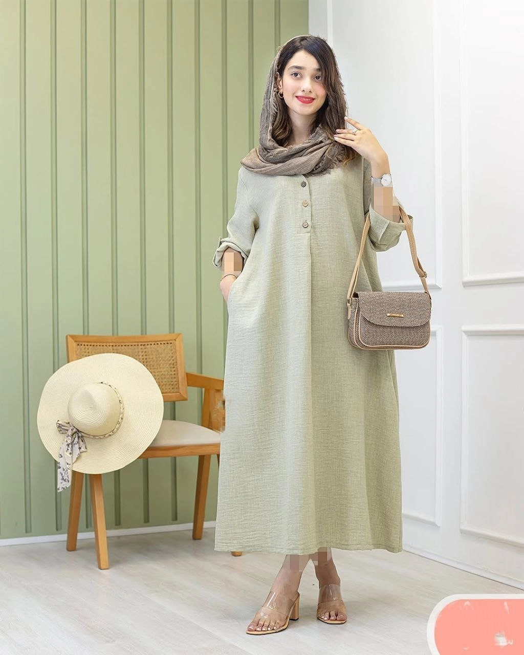 خرید کفتان اطلس کد 99459