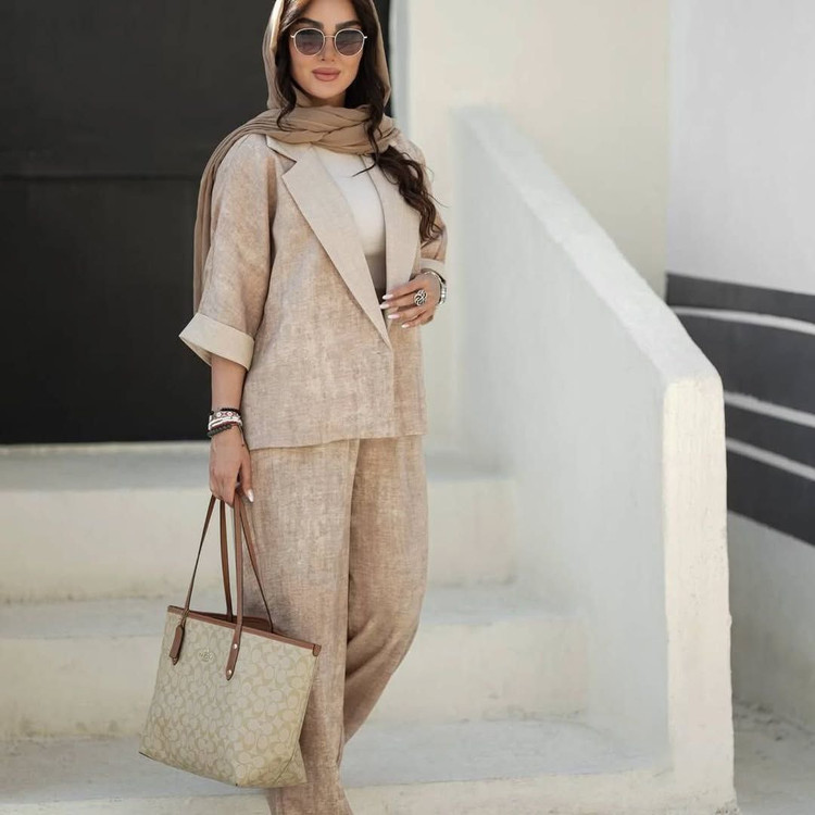 خرید اینترنتی کت شلوار زمرد کد 99460