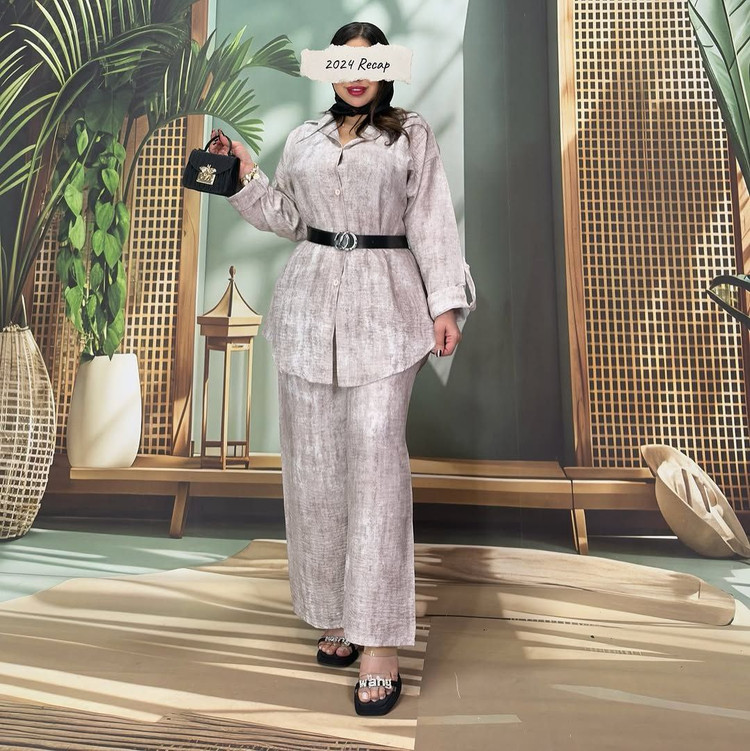 خرید آنلاین مانتو شلوار ثمین کد 99462