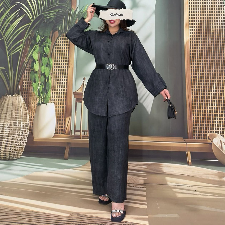 مشاهده قیمت مانتو شلوار ثمین کد 99462