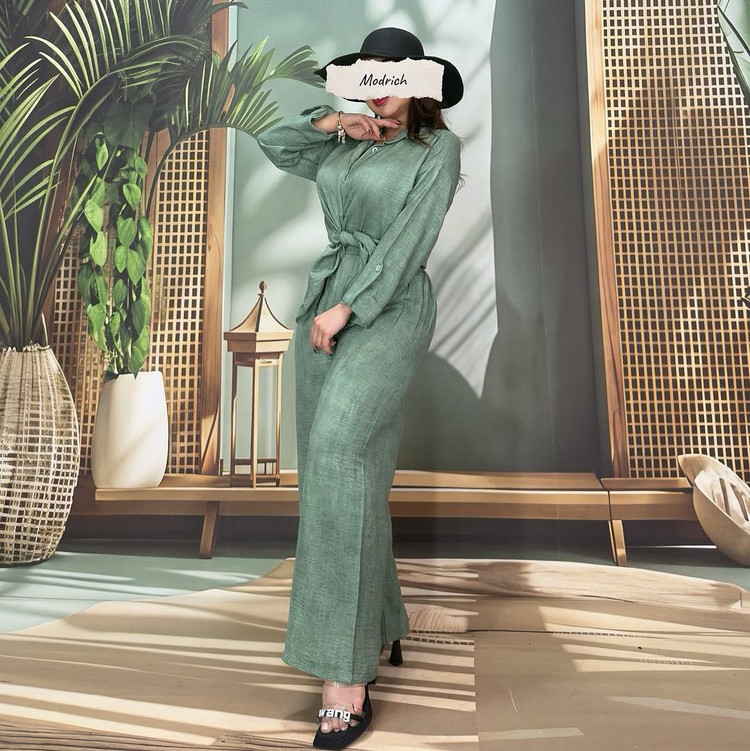 خرید اینترنتی مانتو شلوار ثمین کد 99462