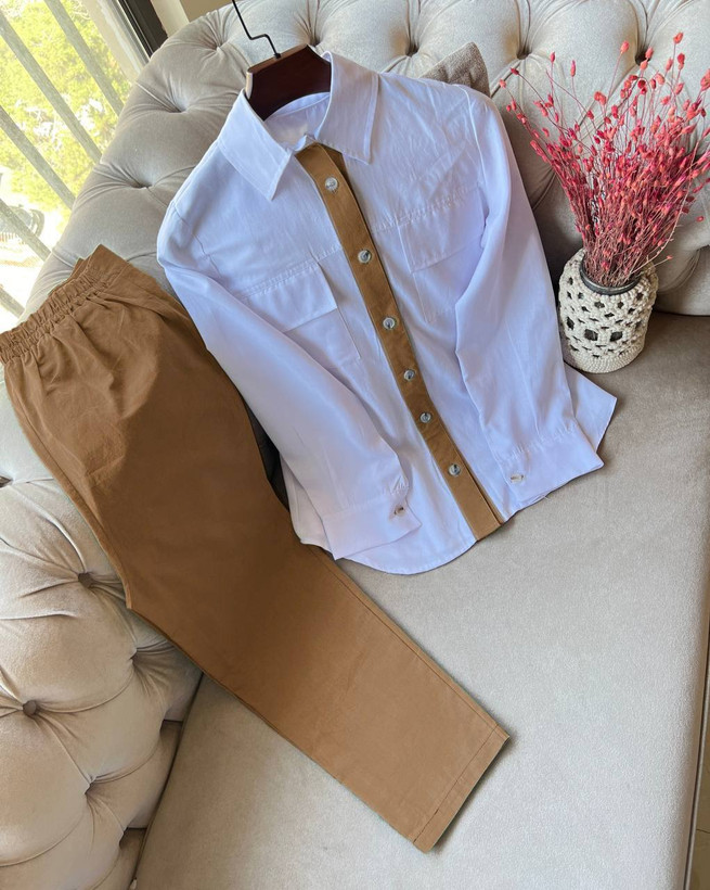 خرید اینترنتی شومیز شلوار مدل فیروزه کد 88133