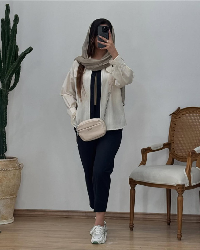 خرید شومیز شلوار مدل فیروزه کد 88133