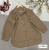 مشاهده قیمت مانتو شانتون جلو دکمه کد 74987