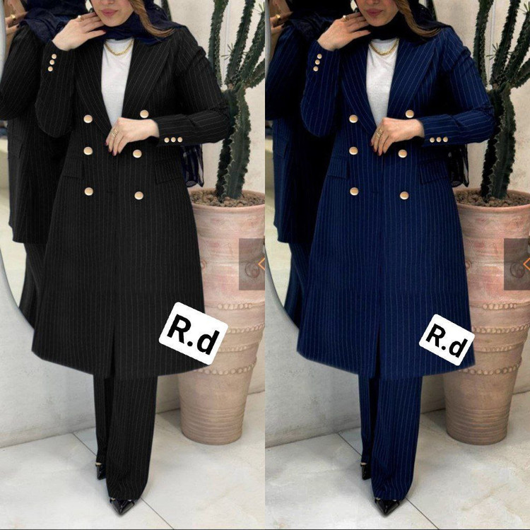 خرید و فروش اینترنتی و آنلاین مانتو شلوار مازراتی دیپلمات شش دکمه کد 37017