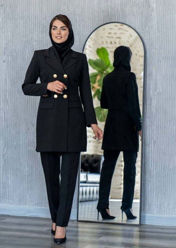 خرید و فروش اینترنتی مانتو شلوار اداری کارمندی 3746