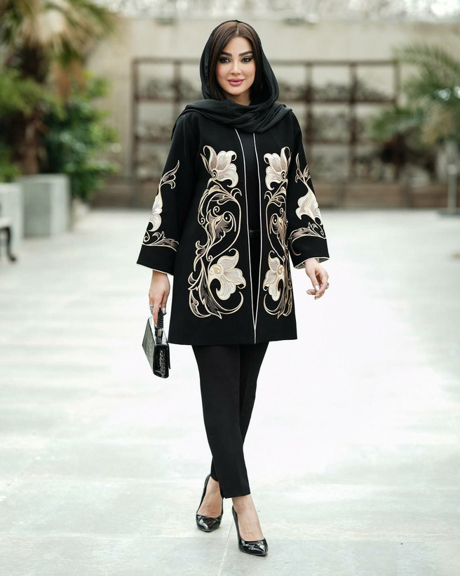 خرید اینترنتی مانتو هلیا ۳۷۴۴