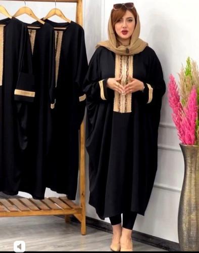 خرید و مشاهده اینترنتی و آنلاین مانتو عبایی شیک و جذاب مهدخت 42641