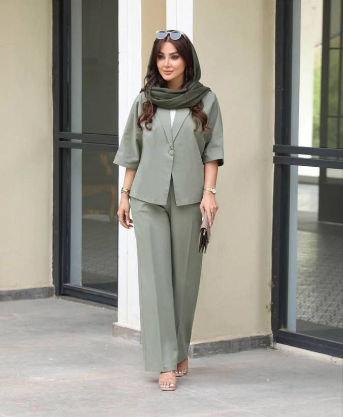 خرید اینترنتی و آنلاین کت شلوار تیوا کد 99476