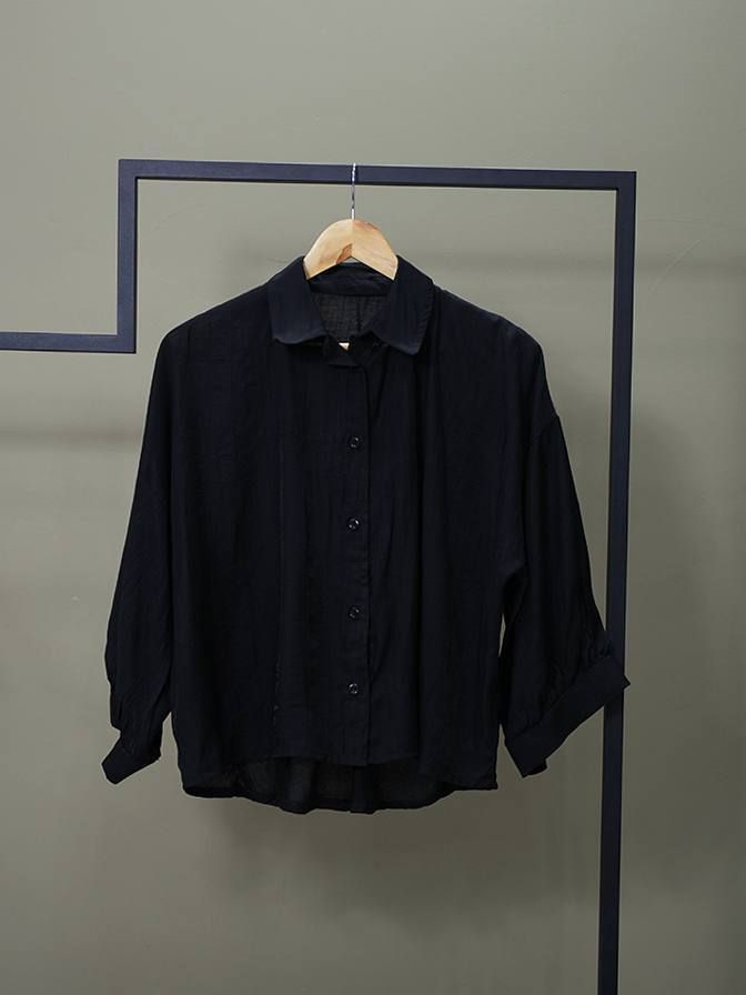 خرید آنلاین شومیز مشکی ترند 80837