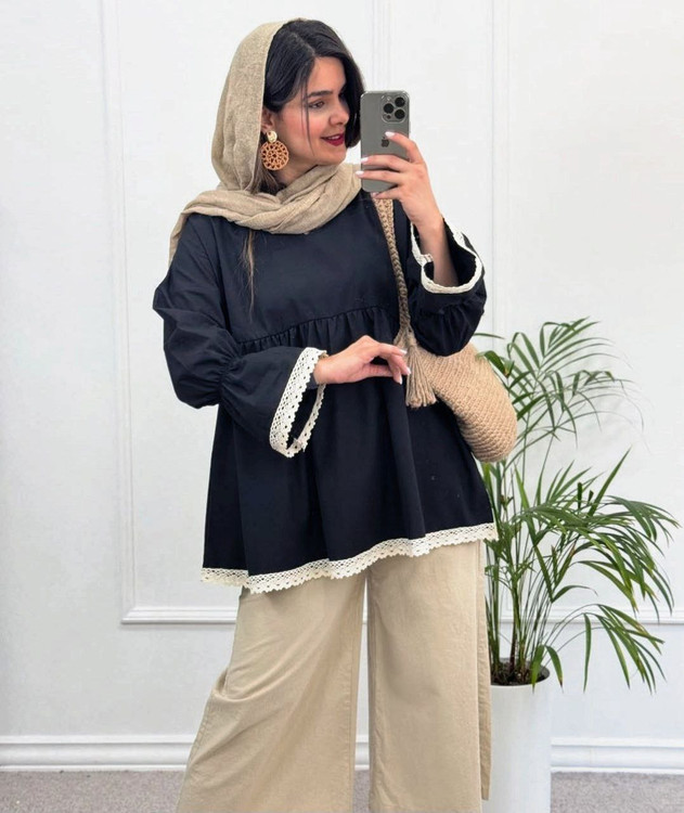 خرید اینترنتی شومیز عروسکی زیبای آنا 37064