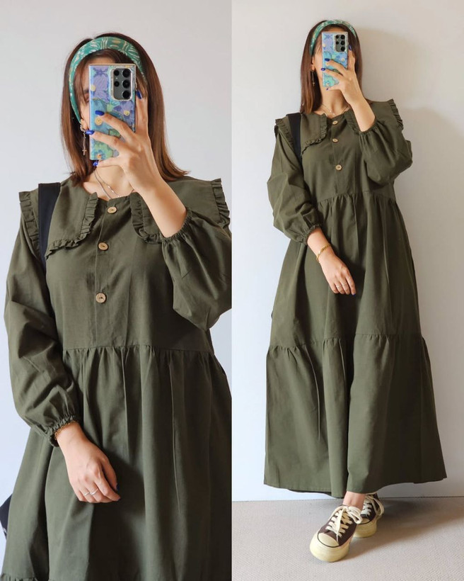 خرید و فروش آنلاین پیراهن مانتویی بهناز 99494