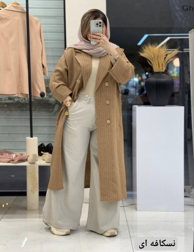 خرید اینترنتی مانتو بلند ملکه 90519