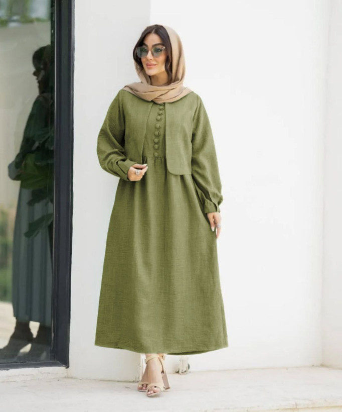 خرید و فروش اینترنتی و آنلاین ست دوتیکه کت و سارافون سارا 37092