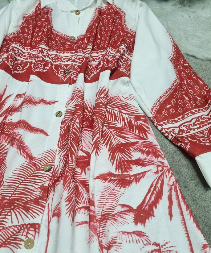 خرید و فروش آنلاین ساحلی طرح سارافون 43311