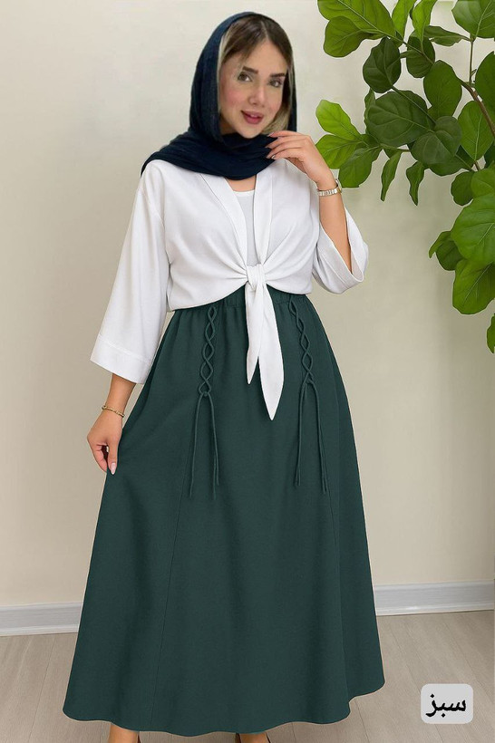 خرید اینترنتی و آنلاین شومیز دامن پردیس 3834