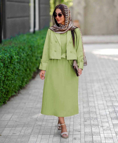 خرید اینترنتی و آنلاین ست کت سارافون شیک و پر فروش هستی 37109