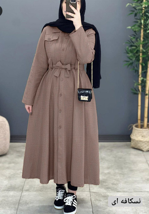 خرید و فروش آنلاین مانتو بلند ملیسا 88308