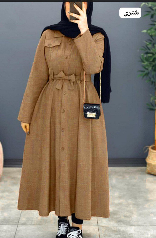 خرید و فروش اینترنتی مانتو بلند ملیسا 88308