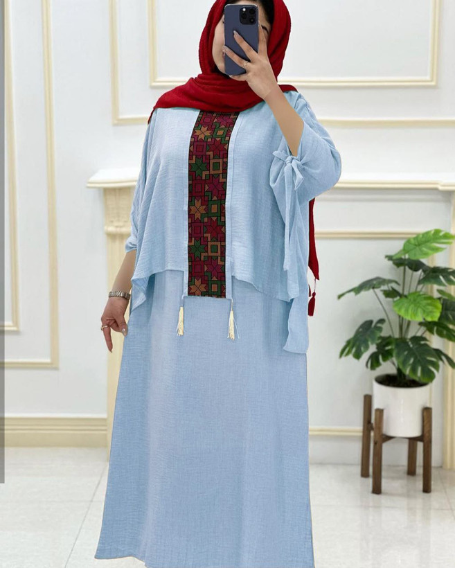 خرید اینترنتی سارافون و شومیز ثمر 18120