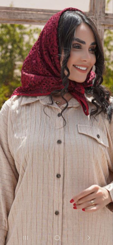 خرید آنلاین شومیز مانتویی راه راه مخملی 92218