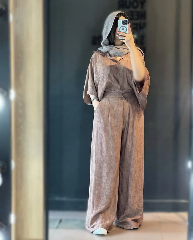 خرید و فروش اینترنتی مانتو شلوار مرجان90657