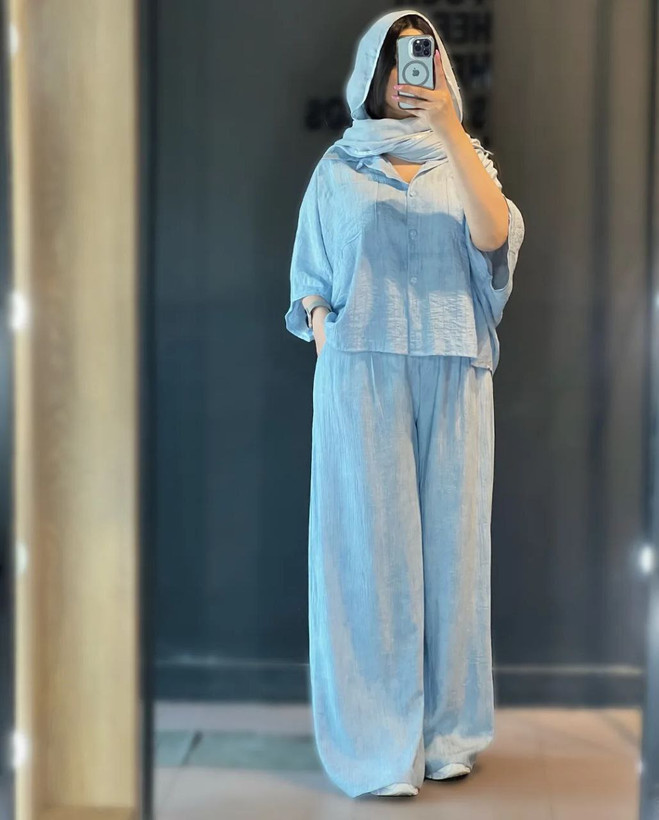 خرید اینترنتی مانتو شلوار مرجان90657