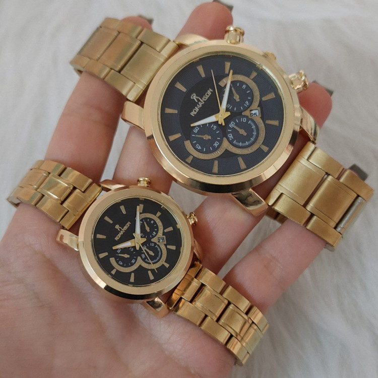 سفارش اینترنتی ست ساعت مردانه و زنانه رومانسون کد 369005