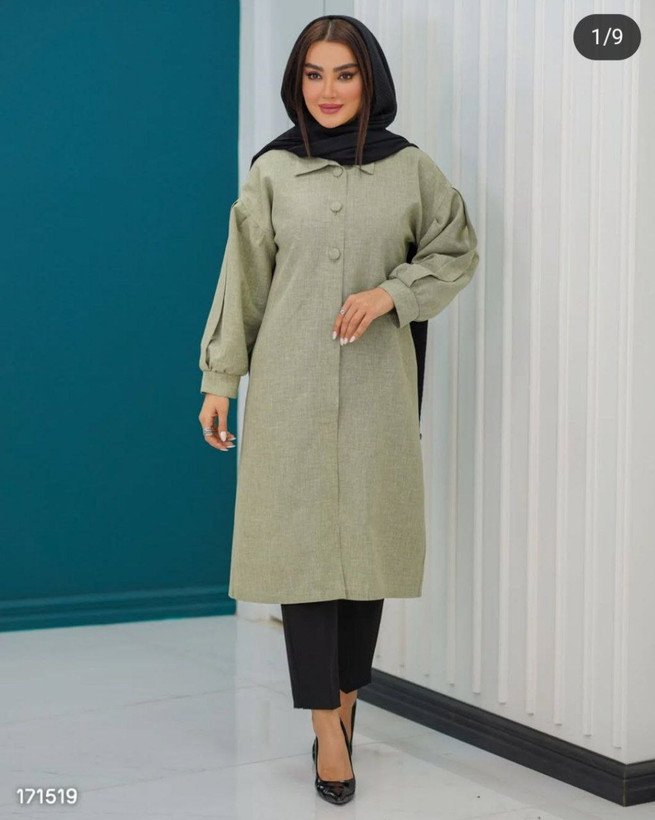 مانتو پر کاربرد واداری افسون کد37153سفارش اینترنتی