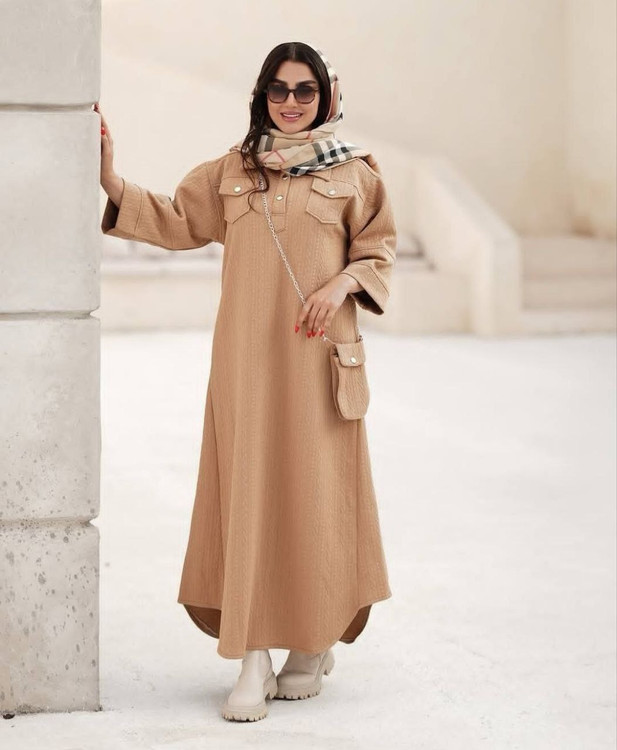 خرید آنلاین کفتان بلند آوینا 36974