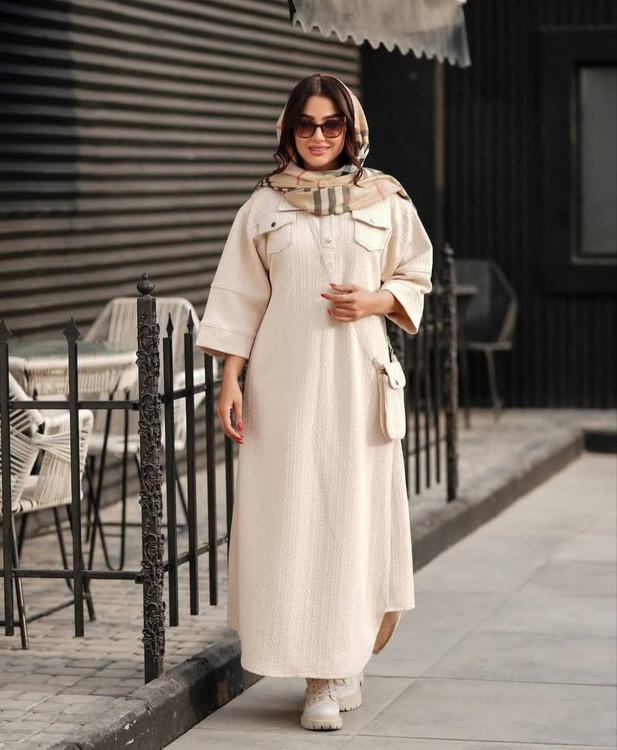 خرید اینترنتی و آنلاین کفتان بلند آوینا 36974