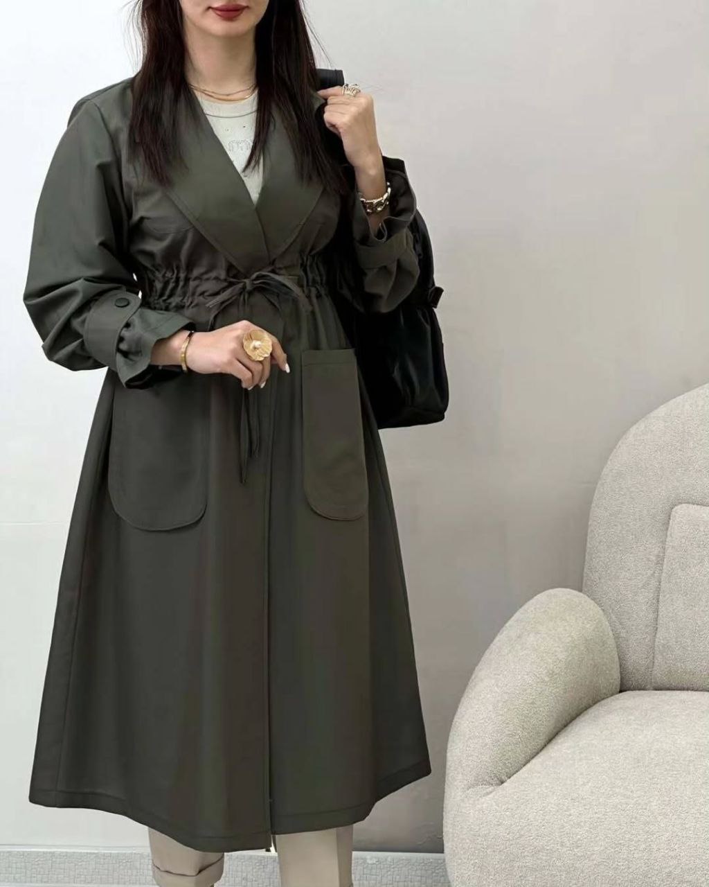 خرید اینترنتی مانتو اداری دانشجویی یاس 93185