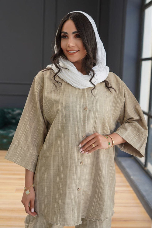 خرید و فروش اینترنتی ست شومیز شلوار کوک دوزی آیسان 37164