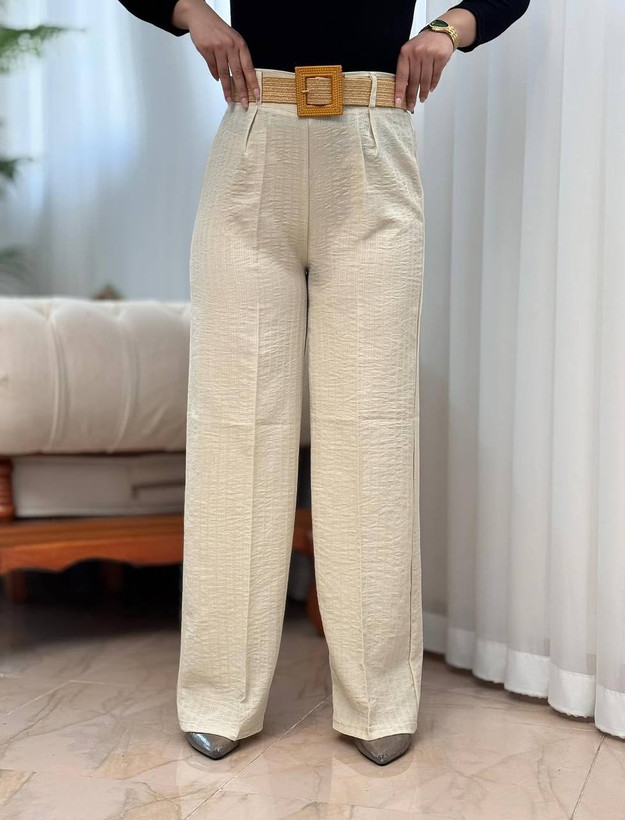 خرید اینترنتی و آنلاین شلوار بگ صوفیا ژاکارد75568