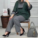 خرید اینترنتی شلوار بگ طوسی 93513