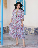 خرید آنلاین ساحلی کرپ خرجکار طلایی و منگوله کد 87512