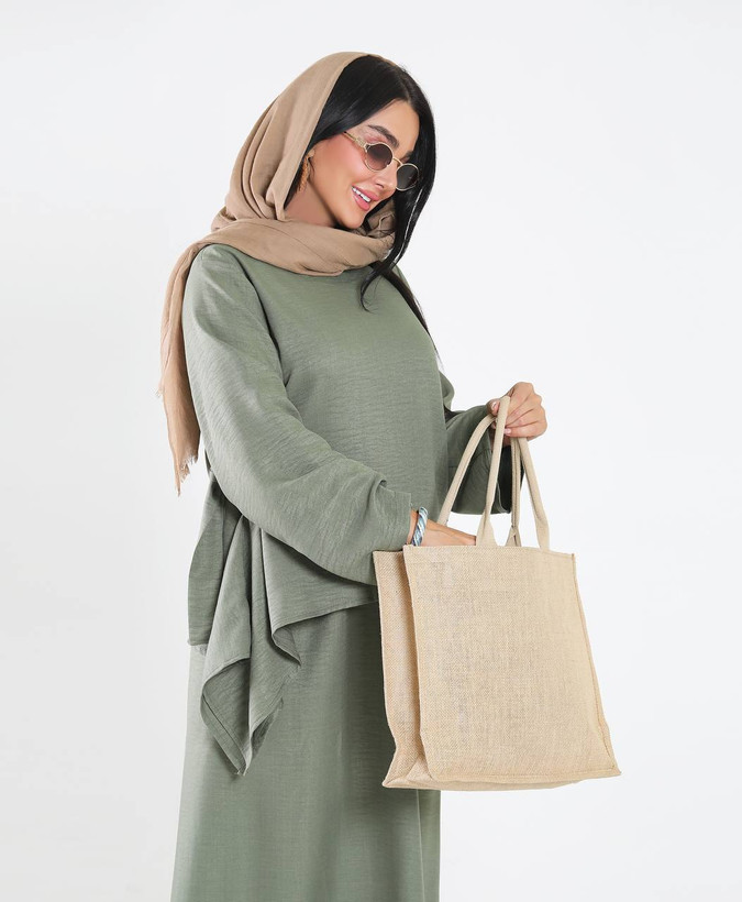 خرید اینترنتی و آنلاین بلیز دامن کنار گره ای سوفیا 4024