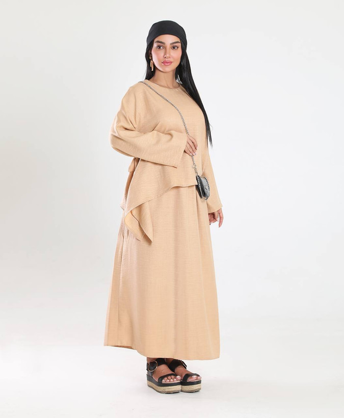 خرید و فروش آنلاین بلیز دامن کنار گره ای سوفیا 4024