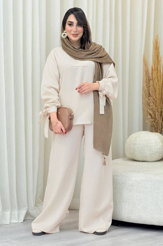 خرید و مشاهده و فروش اینترنتی و آنلاین مانتو شلوار ست پریا 89935