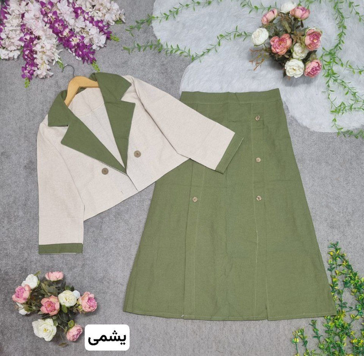 خرید اینترنتی کت دامن گلی 43571