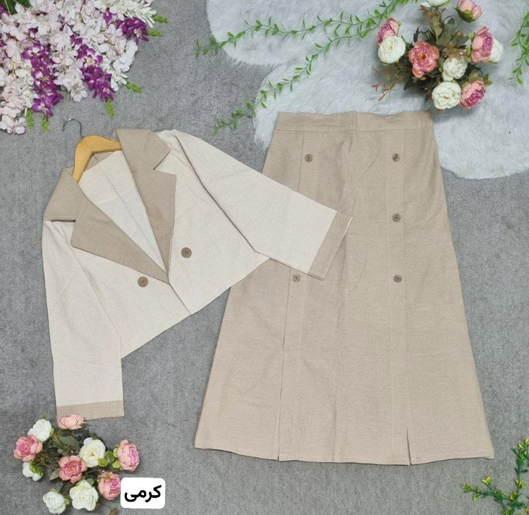 قیمت کت دامن گلی 43571