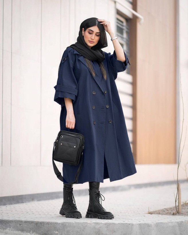 مشاهده بارونی آستر دار مدل آنوشا 4059