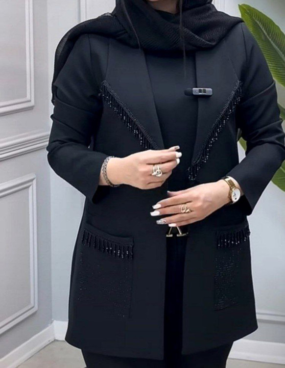 خرید اینترنتی مانتو کتی مجلسی یاقوت 36987