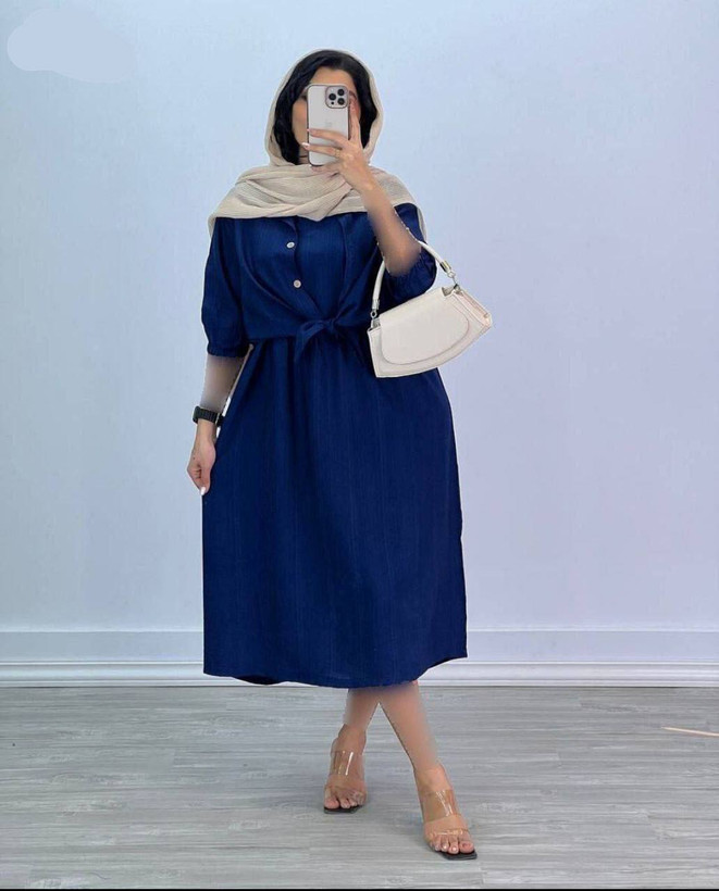 خرید اینترنتی و آنلاین قیمت ست شومیز جلو گره ای و سارافون تارا75580