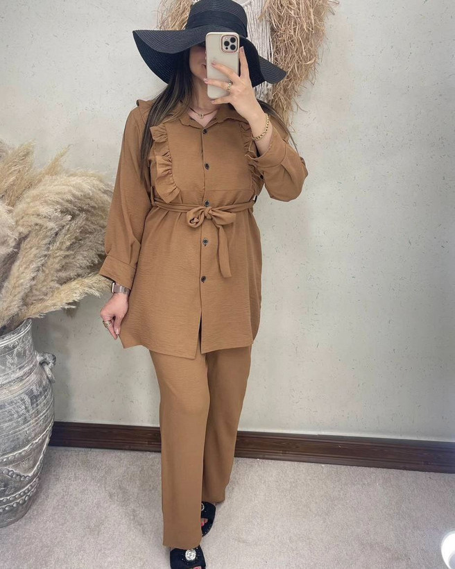 خرید اینترنتی مانتو شلوار مرجانه 99528